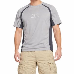 Nike Gray Dri-Fit Mesh Training Shirt Short Sleeve Athletic Tee Size XL